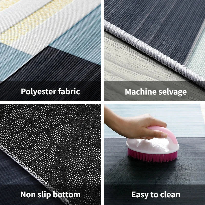 VIKAMA Luxury Style Non-Slip Floor Mat Rug