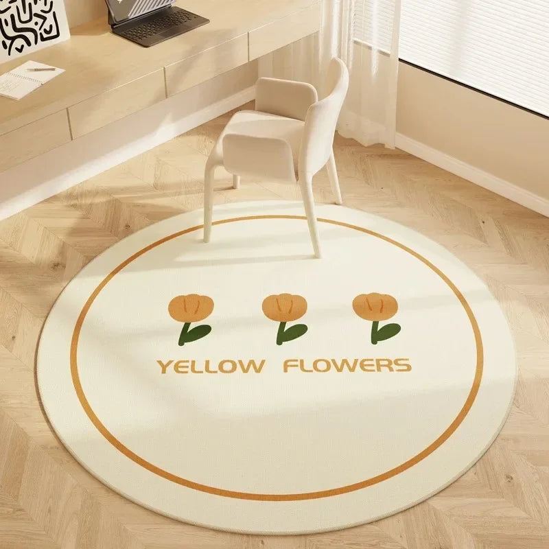 VIKAMA Kids Hopscotch Round Play Rug