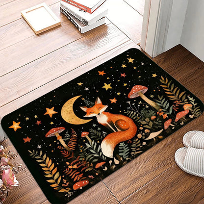 VIKAMA Mushroom Fox Non-Slip Doormat