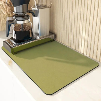 VIKAMA Diatomite Kitchen Mat Drainage Heat-Insulating Non-Slip Bathroom Doormat Home Decor