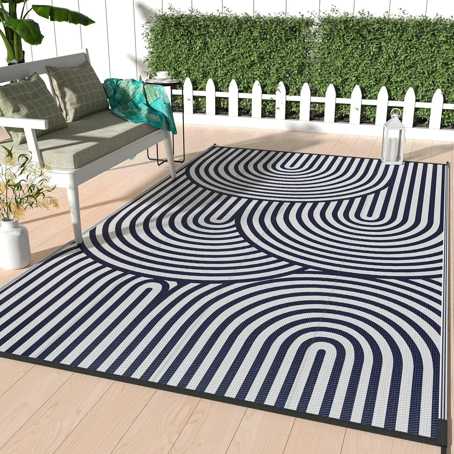 VIKAMA Outdoor Camping Picnic Carpet Moisture-Proof Washable Easy-Clean Floor Mat