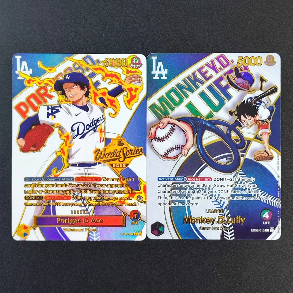 One Piece Dodgers Luffy Ace EB02 010 Foil Promo Card