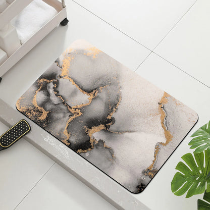 Luxury Bathroom Mat Super Absorbent Quick-Dry Non-Slip Shower Bath Rug Toilet Floor Doormat Carpet Machine Washable Home Decor