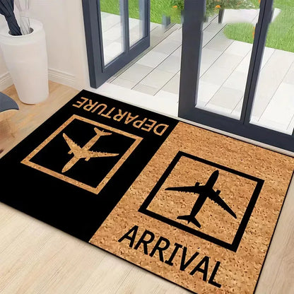 VIKAMA Airport Flight Schedule Welcome Mat
