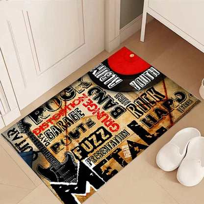VIKAMA Modern Crystal Velvet Scandinavian Rug Non-Slip Dirt-Resistant Living Room Kids Play Mat Home Decor