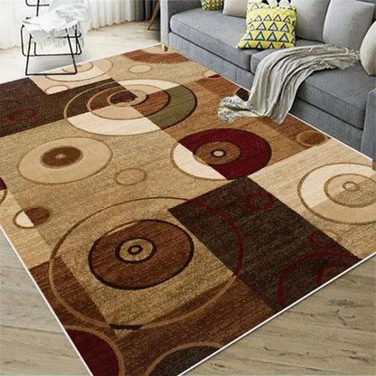 VIKAMA Nordic Abstract Carpet Geometric Large Area Non-Slip Living Room Bedroom Floor Mat