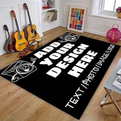 Drum Music Room Sound-Absorbing Anti-Slip Area Rug
