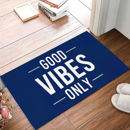 VIKAMA Good Vibes Quote Doormat