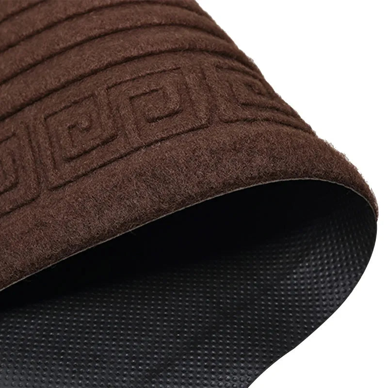 Dust-Proof Entrance Welcome Mat Comfortable Non-Slip Door Rug High-Traffic Shoe Scraper Autumn Winter Home Decor