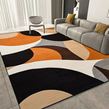 Large Geometric Living Room Carpet Sofa Area Rug Soft Non-Slip Bedroom Children Floor Mat