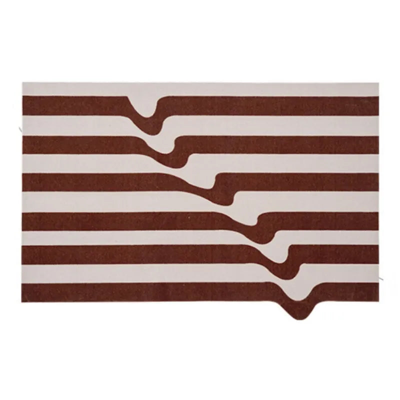 Nordic Vintage Irregular Washable Soft Area Rug