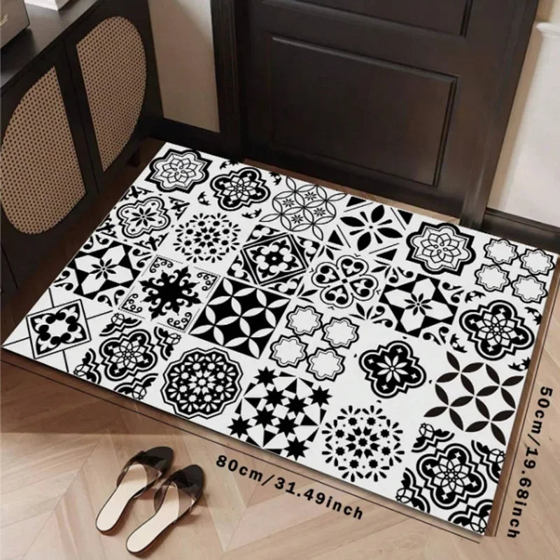 VIKAMA Minimalist Line Easy-Clean Doormat