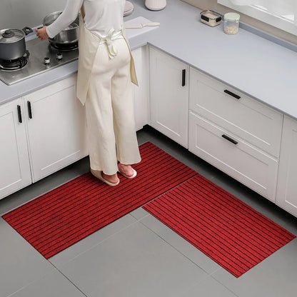 Modern Minimalist Square Floor Mat Durable Non-Slip Rubber Backing Stain & Fade Resistant Machine Washable Indoor Outdoor Rug