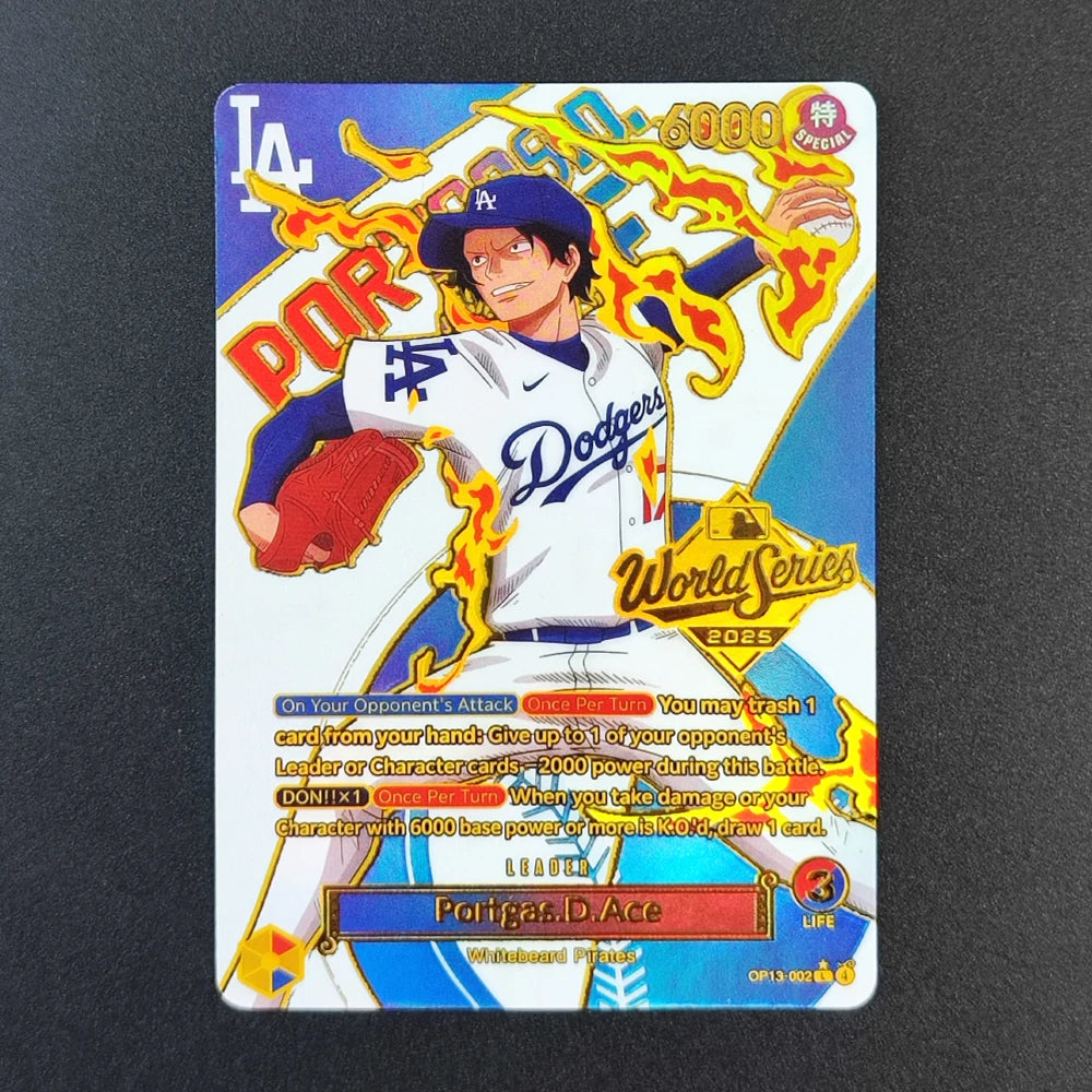 One Piece Dodgers Luffy Ace EB02 010 Foil Promo Card