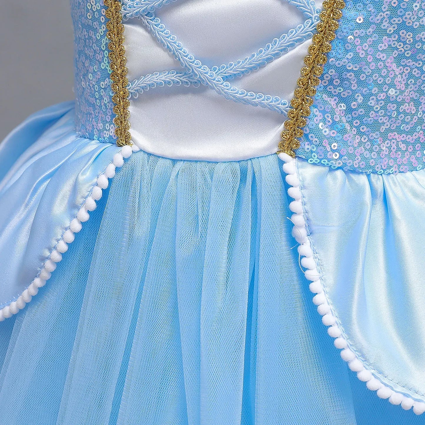 Disney Cinderella Deluxe Princess Ball Gown Costume Dress