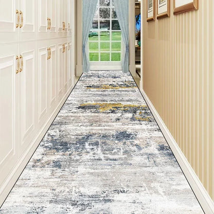Nordic Abstract Long Corridor Runner Rug
