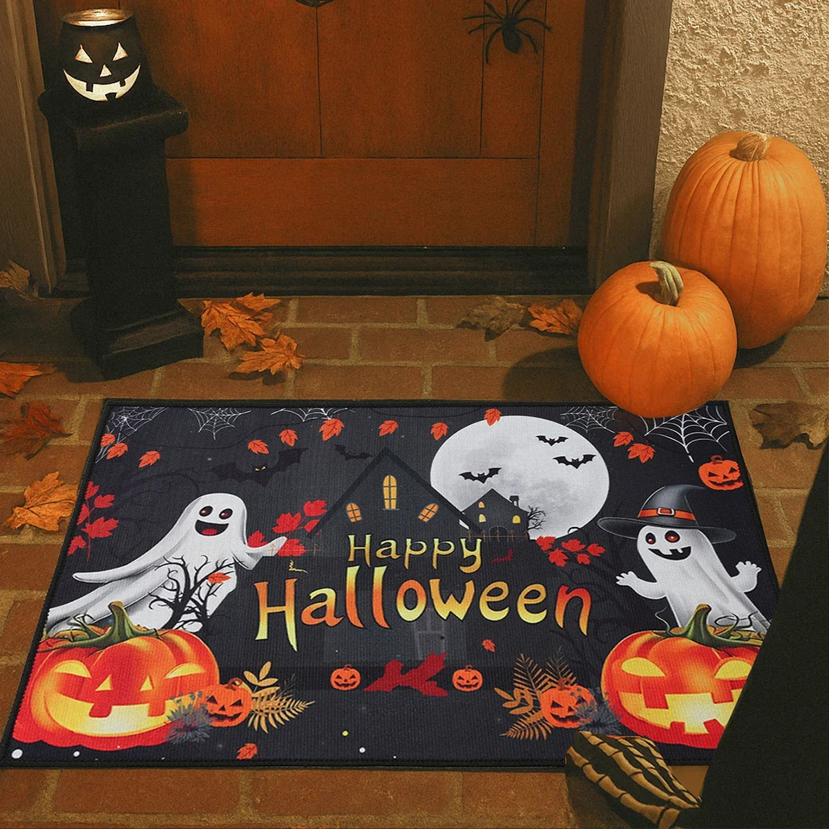 VIKAMA Halloween Durable Easy-Clean Welcome Doormat