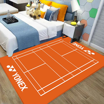 VIKAMA Badminton Sports Non-Slip Area Rug