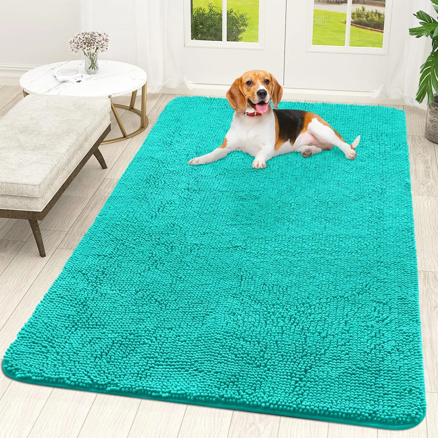 Olanly Dog Mud Absorbent Non-Slip Doormat