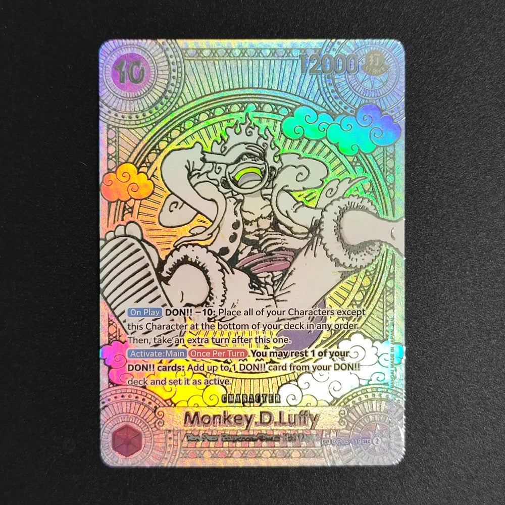 One Piece Gold Manga Luffy Teach SEC Card Set
