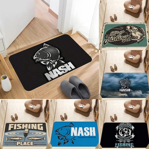 Nash Fishing Logo Anti-Slip Floor Mat