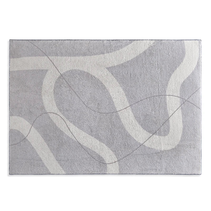 Japanese Minimalist Plush Non-Slip Area Rug