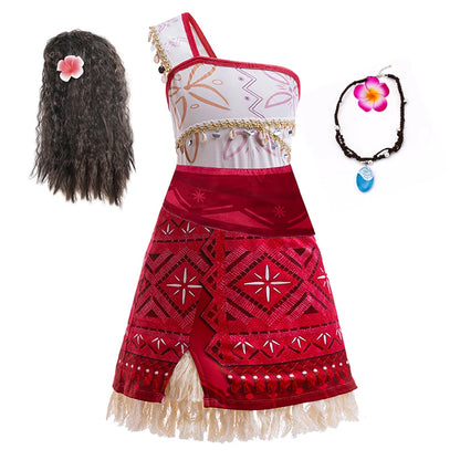Moana 2 Princess Costume Dress For Girls