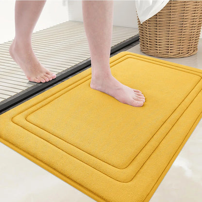 Olanly Memory Foam Soft Non-Slip Bath Mat