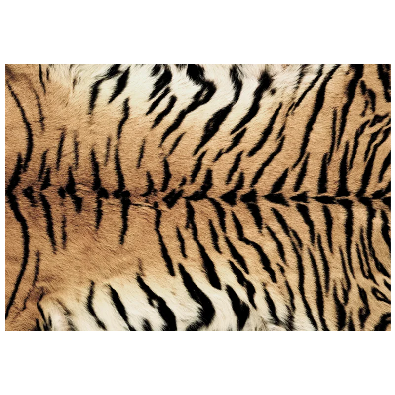 Nordic Zebra Pattern Fluffy Plush Non-Slip Area Rug