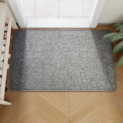 Durable faux jute entrance doormat