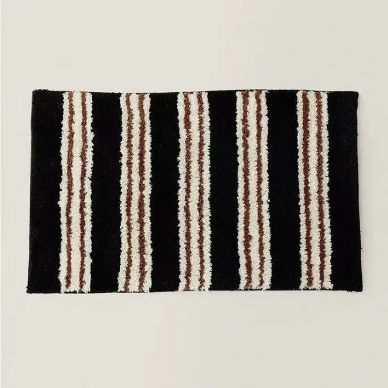 Imitation cashmere toilet floor mat bathroom toilet absorbent non-slip carpet
