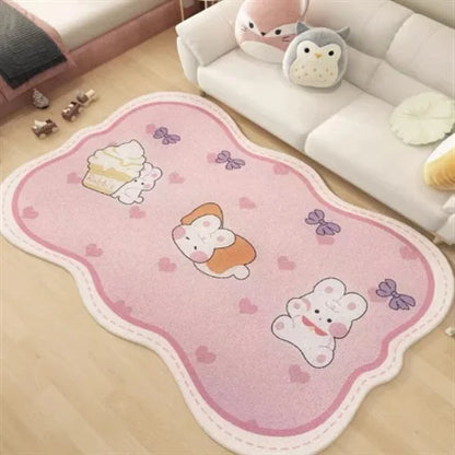 VIKAMA Cream Cashmere Style Bedroom Carpet