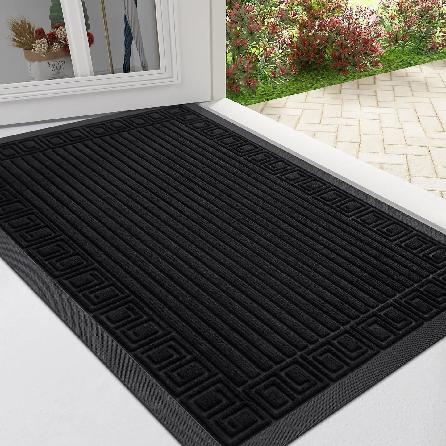 Olanly Low-Profile Dirt-Trapping Non-Slip Doormat