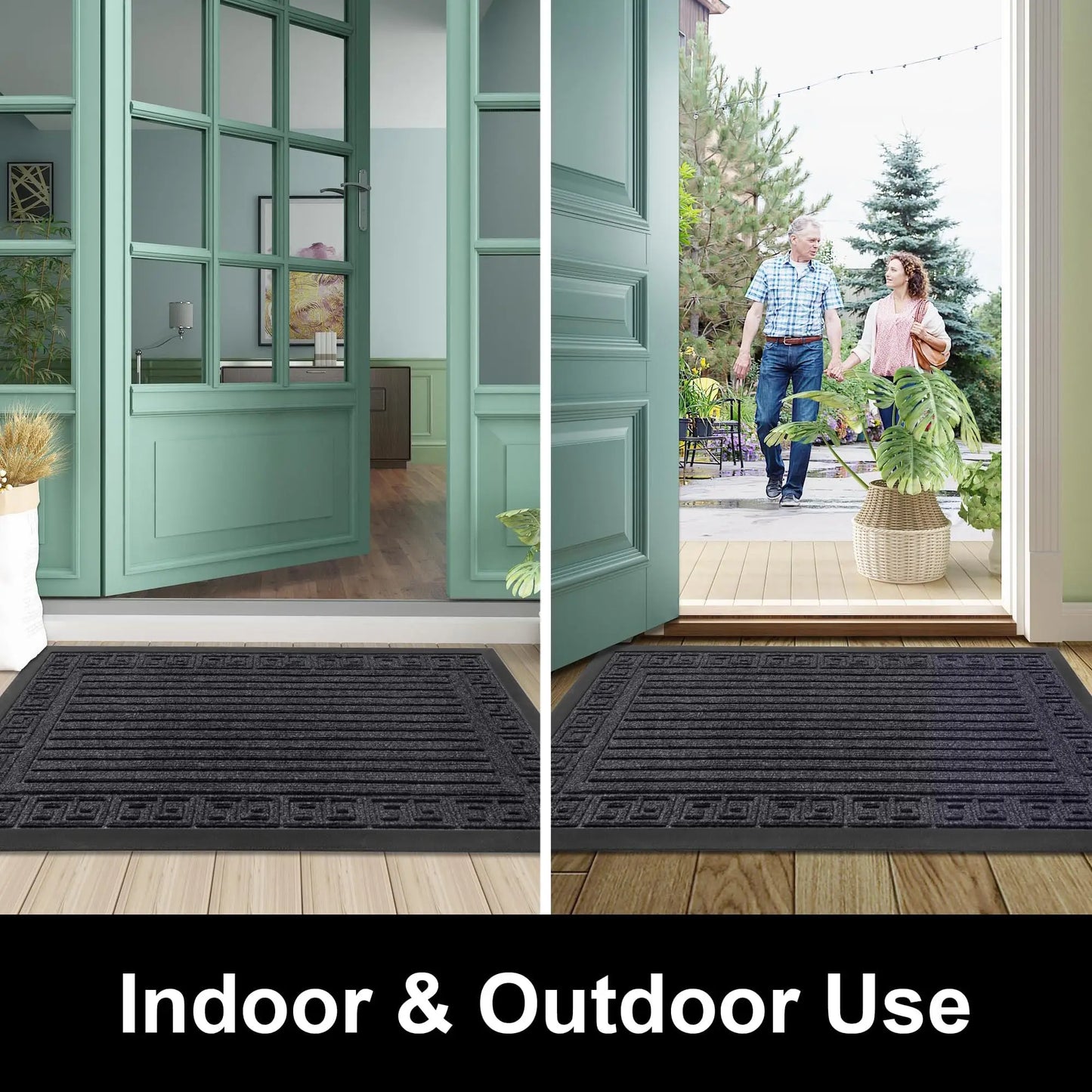Olanly Low-Profile Dirt-Trapping Non-Slip Doormat