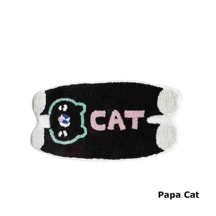 VIKAMA Cartoon Animal Faux Cashmere Rug Soft Bedroom Bedside Carpet Home Decor