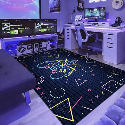 VIKAMA Cyberpunk Gaming Chair Floor Mat