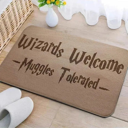 Welcome Home Door Mat Non-Slip Entrance Rug Indoor Kitchen Bathroom Bedroom Carpet Home Decor