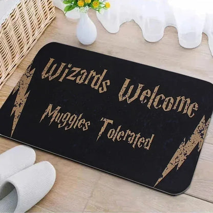 Welcome Home Door Mat Non-Slip Entrance Rug Indoor Kitchen Bathroom Bedroom Carpet Home Decor