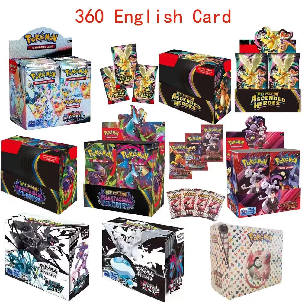 Pokemon Black Bolt Booster Box English 360 Cards