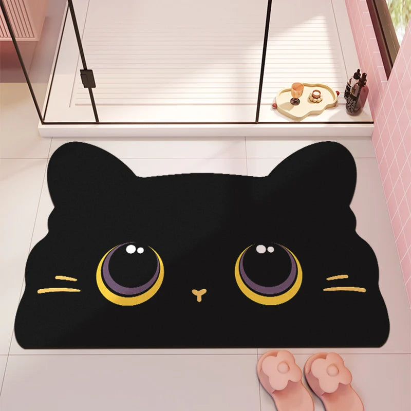Quick-dry non-slip absorbent door mat