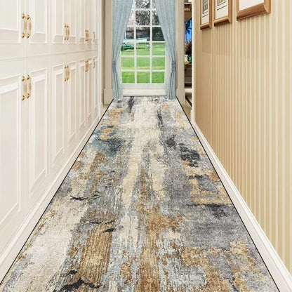 Nordic Abstract Long Corridor Runner Rug