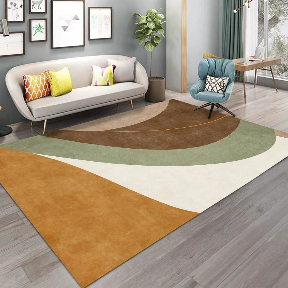Modern Abstract Geometric Area Rug