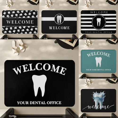 VIKAMA Dentist Teeth Welcome Doormat
