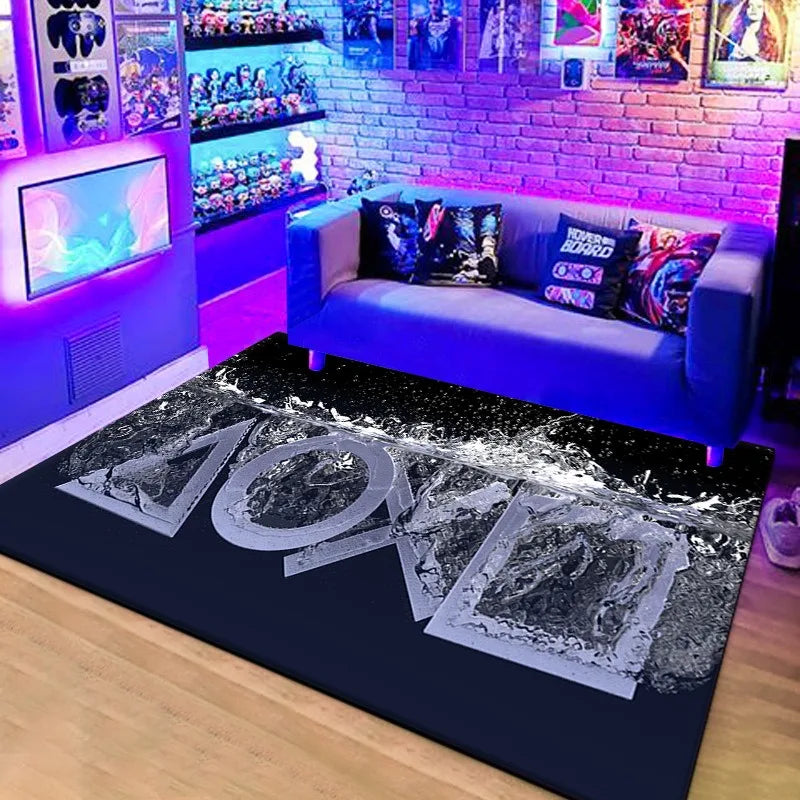3D Gaming Controller Kids Rug