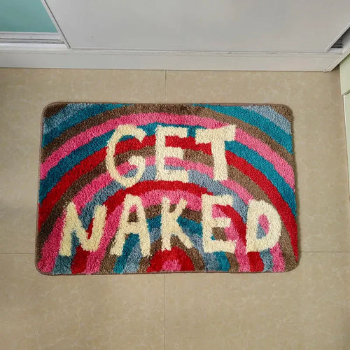 VIKAMA Faux Cashmere Bathroom Area Rug