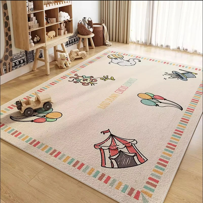 VIKAMA Kids Playroom Crawling Area Rug