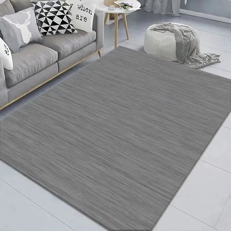 Solid Color Washable Non-Slip Area Rug
