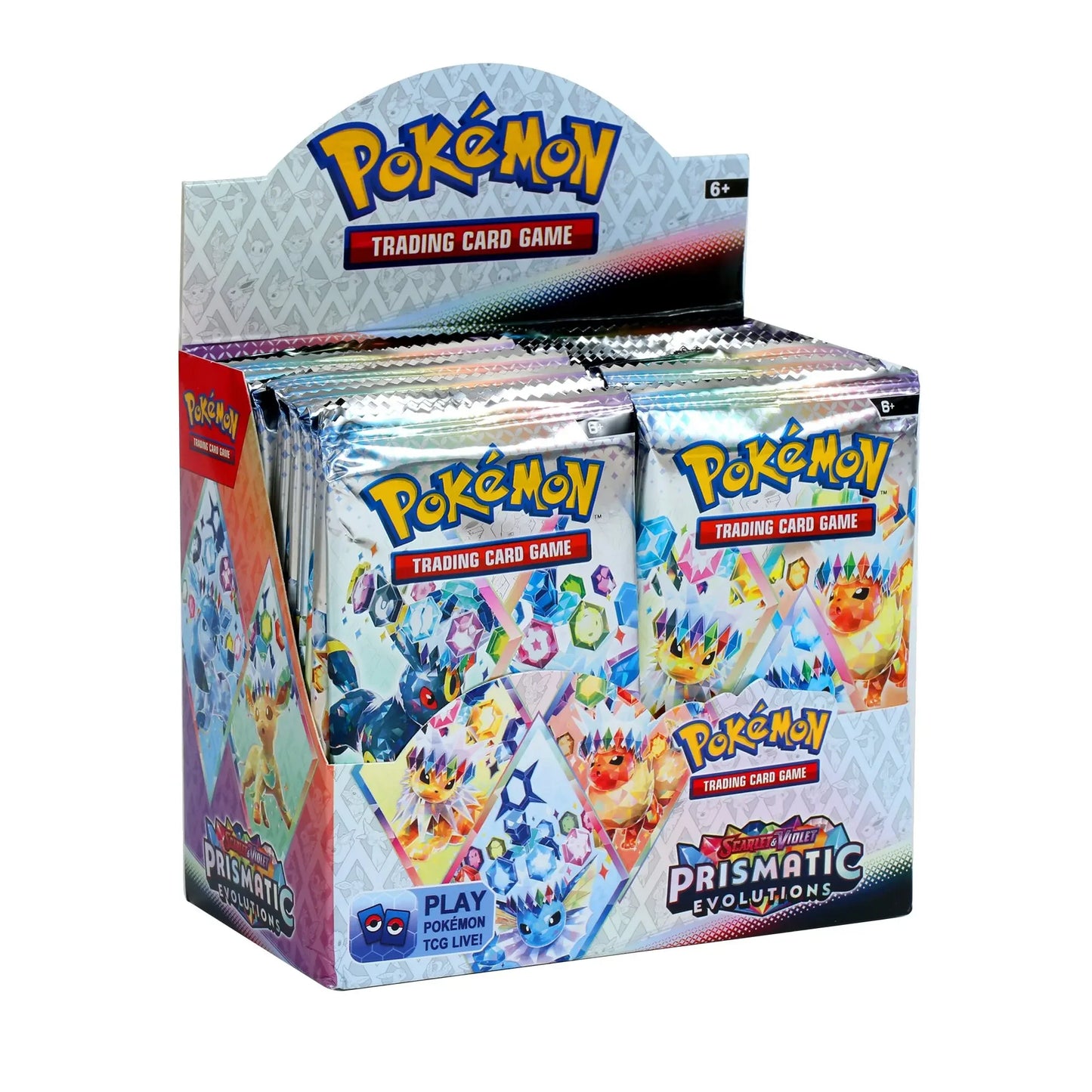 Pokemon Prismatic Evolutions Phantasmal Flames Booster Box 360 Cards