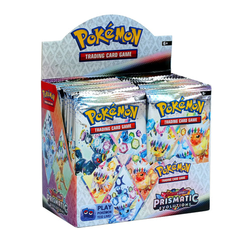 Pokemon Prismatic Evolutions Phantasmal Flames Booster Box 360 Cards