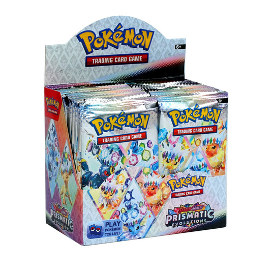Pokemon Prismatic Evolutions Phantasmal Flames Booster Box 360 Cards